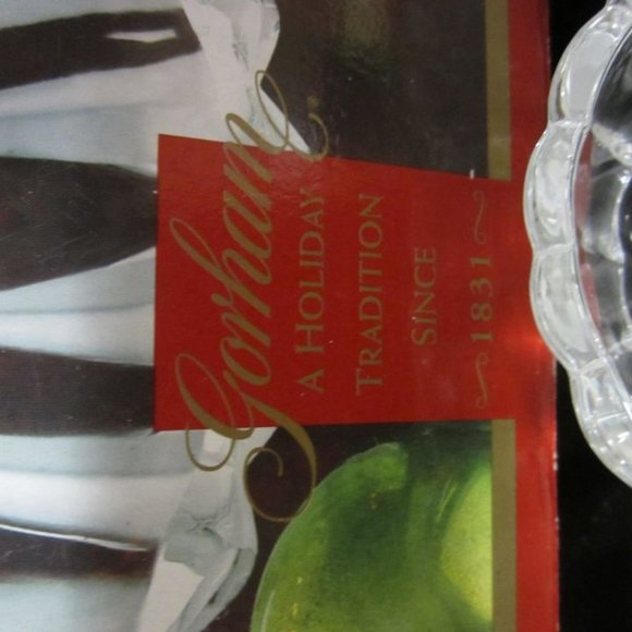 GORHAM CRYSTAL 2004 TO 2010, HOLIDAY TRADITIONS, ANGEL OF PEACE CANDY DISH - Picture 7 of 9